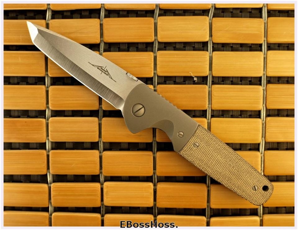 Ernie Emerson Custom Tanto w/Bolsters